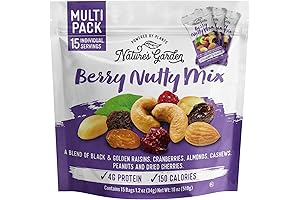 Natures Garden Berry Nutty Mix, Single Serve Bags - 18 Ounce (1.12...