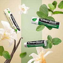 ChapStick Lip Balm, Mint Favorites (Vanilla Mint, Minty Delight, and Peppermint) + 2 Classic Spearmint, 0.15 Oz Ea (5 Piece Set)