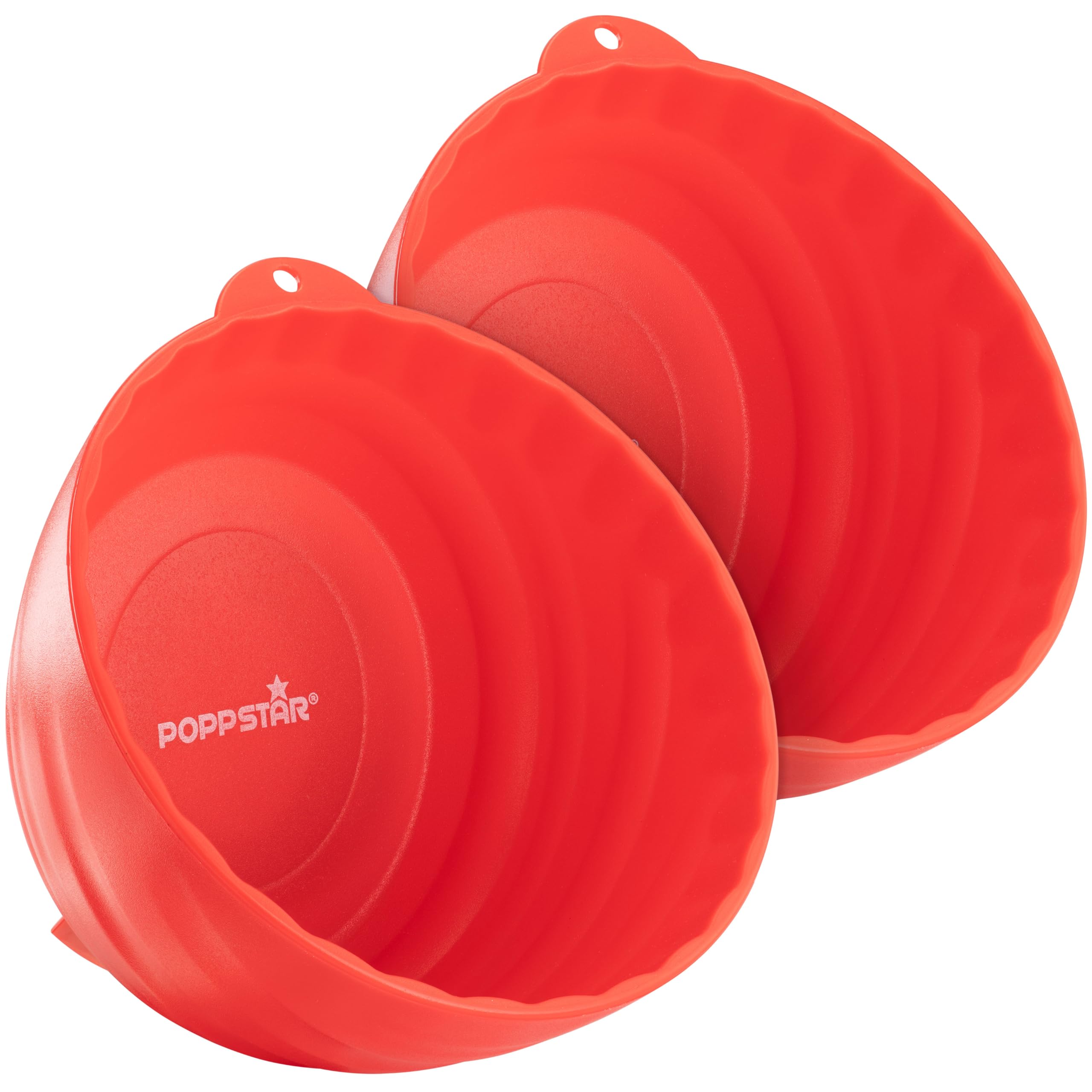 Poppstar 2 Magnetic Tool Bowls with High Edge, Round diameter 14.5 cm, Material: Plastic, Red