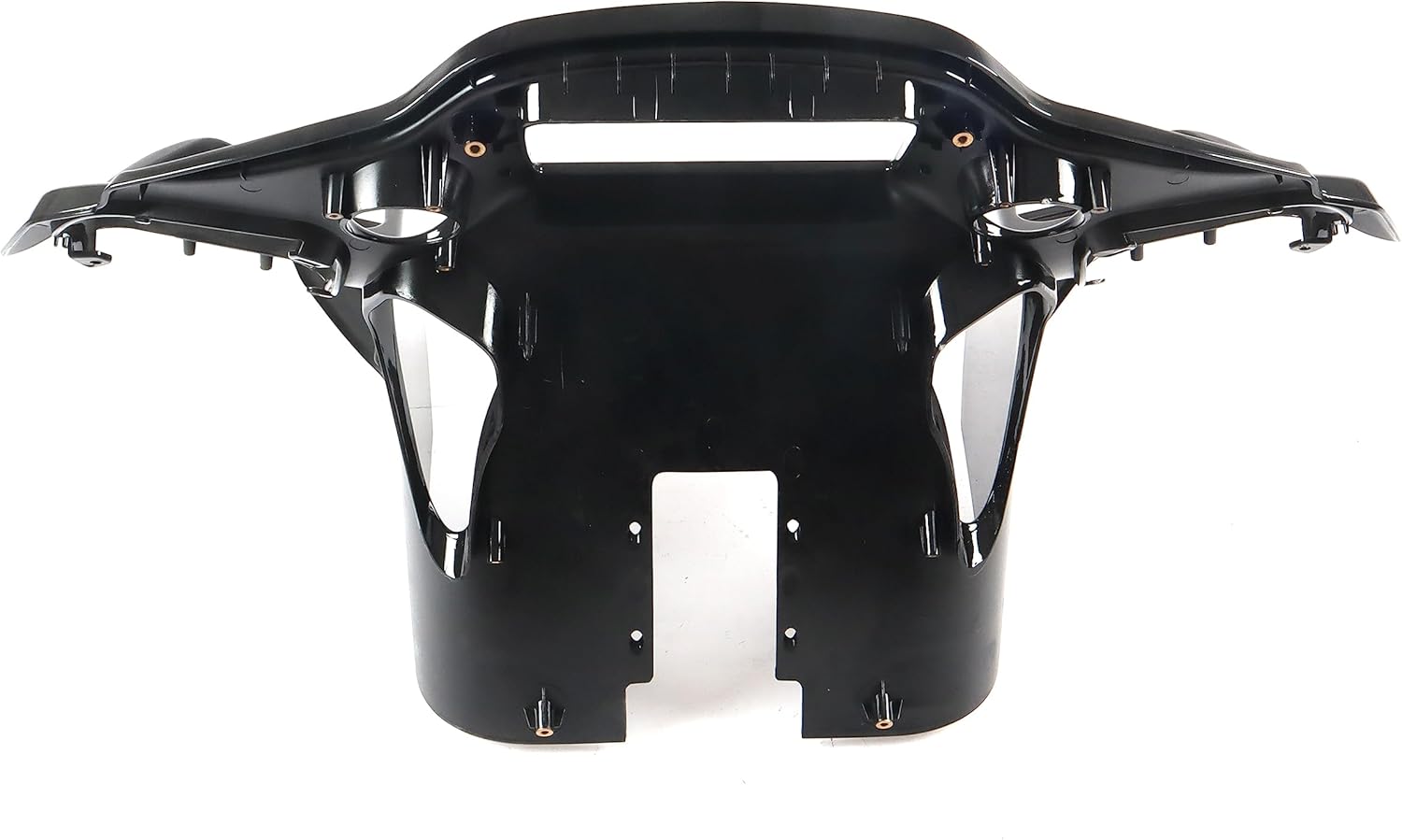Front ABS Inner Fairing Headlight Fairing Fit for 15-23 Harley Touring Road Glide FLTRX CVO Ultra 2015 2016 2017 2018 2019 2020 2021 2022 2023 Vivid Black