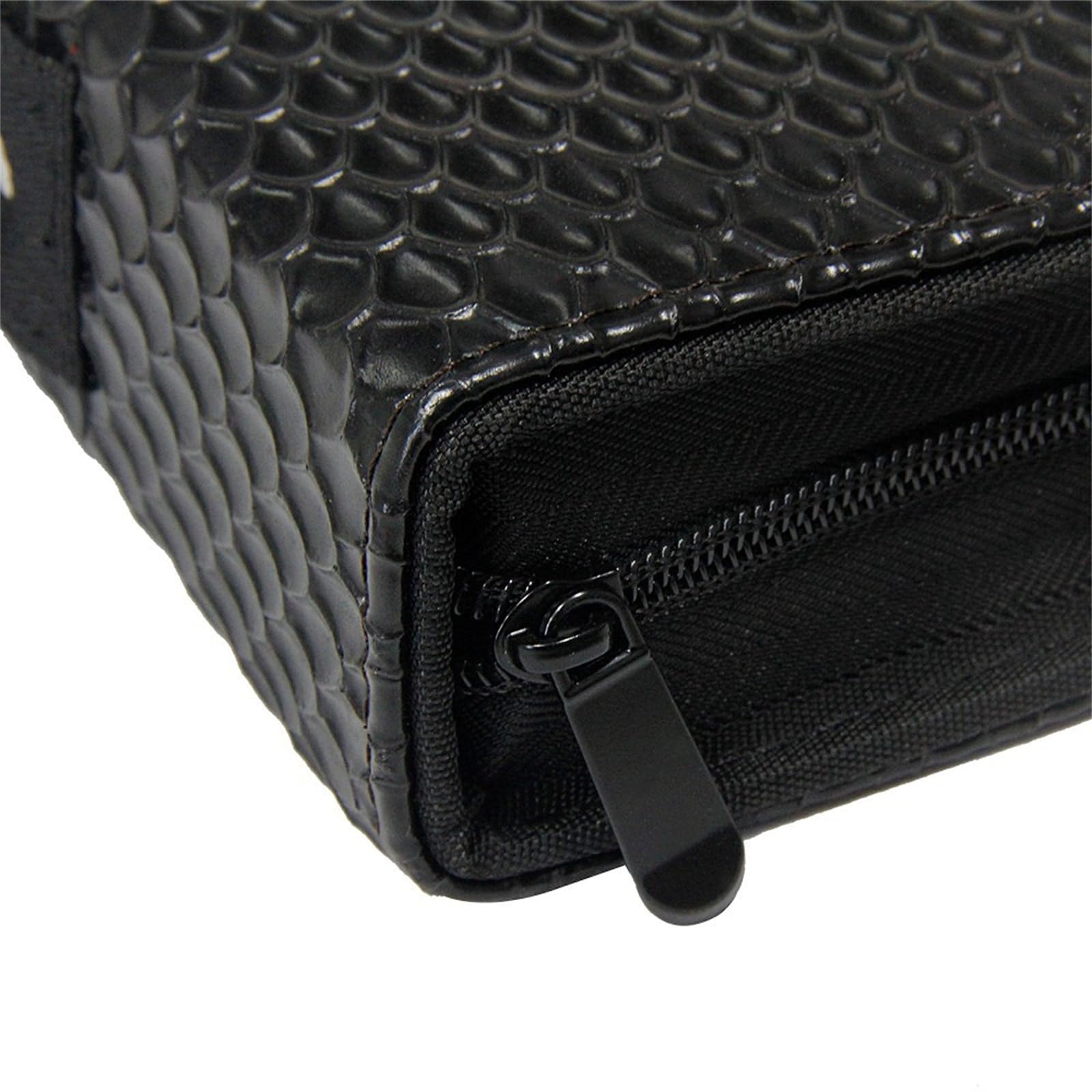 Prácticas tijeras bolsas de almacenamiento, estilistas profesionales, diseño de 24 bolsillos, piel sintética, bolsa de accesorios de peluquería, estuche organizado para tijeras de salón