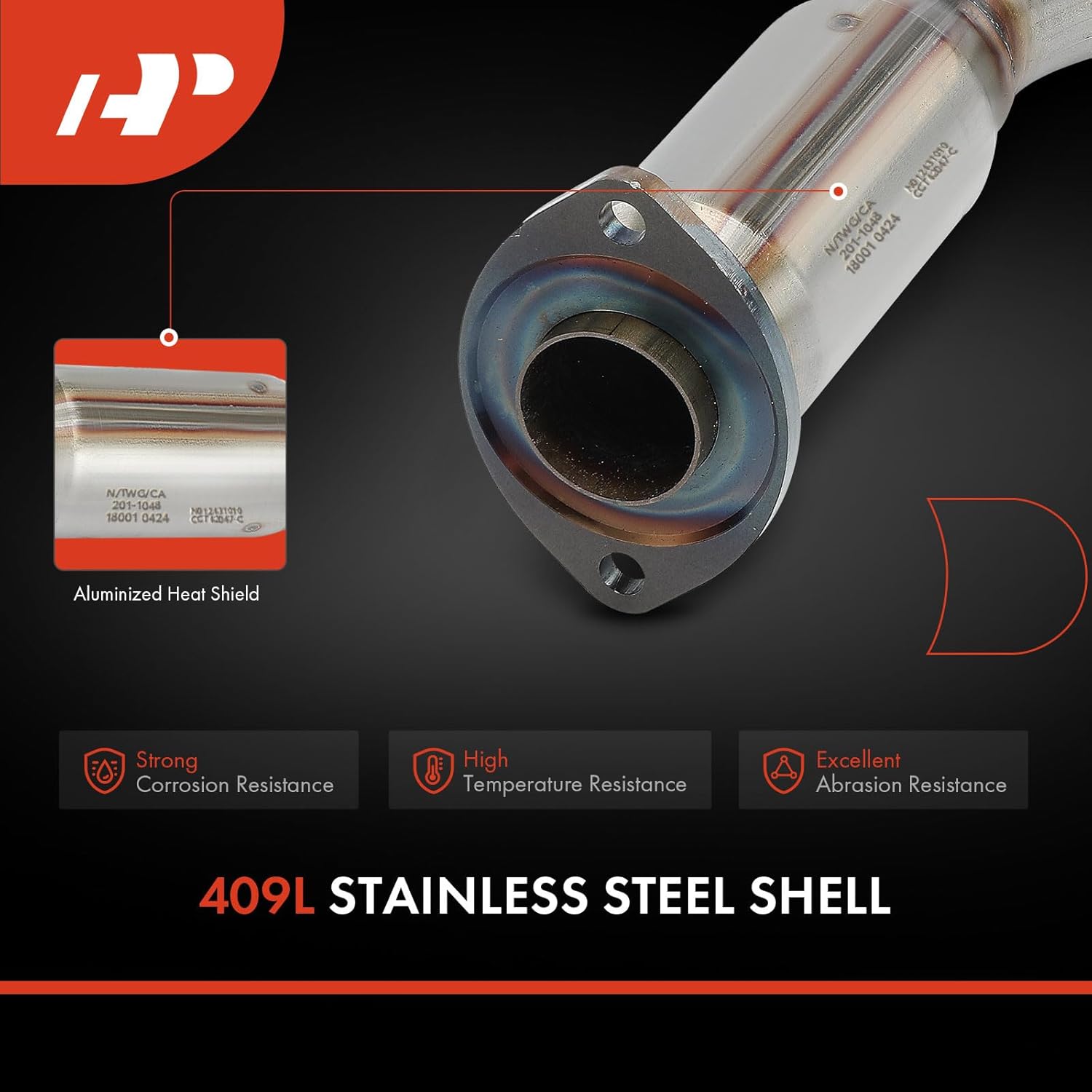 A-Premium Front Catalytic Converter with Gasket Kit Direct-Fit Compatible with Toyota Tacoma 2000 2001 2002 2003 2004 2.7L, E.P.A. Compliant