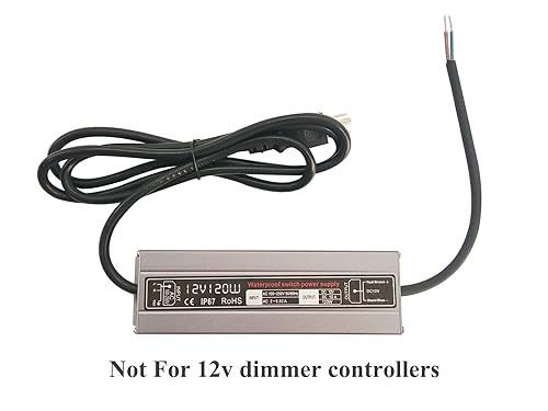 Miniatura 10 de Transformador de fuente de alimentación impermeable de 300 W, adaptador de fuente de alimentación de 110-130 V CA a 12 V DC salida 25a con cable de