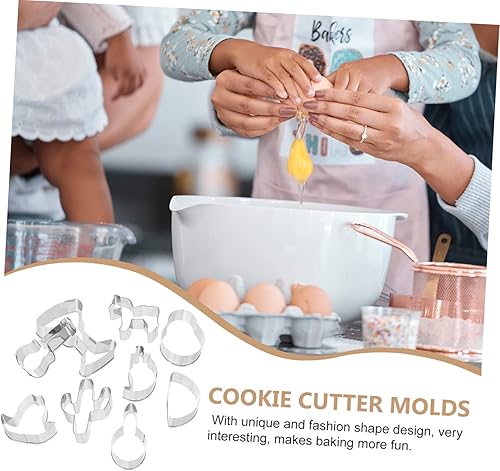 Miniatura 8 de UPKOCH 6 moldes para galletas, plantillas para tartas, galletas mexicanas, moldes para dulces, moldes de piñata, cortadores de pastelería, moldes de