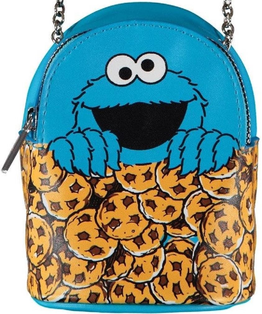 Difuzed Sesame Street Cookie Monster Micro Crossbody Micro Bag