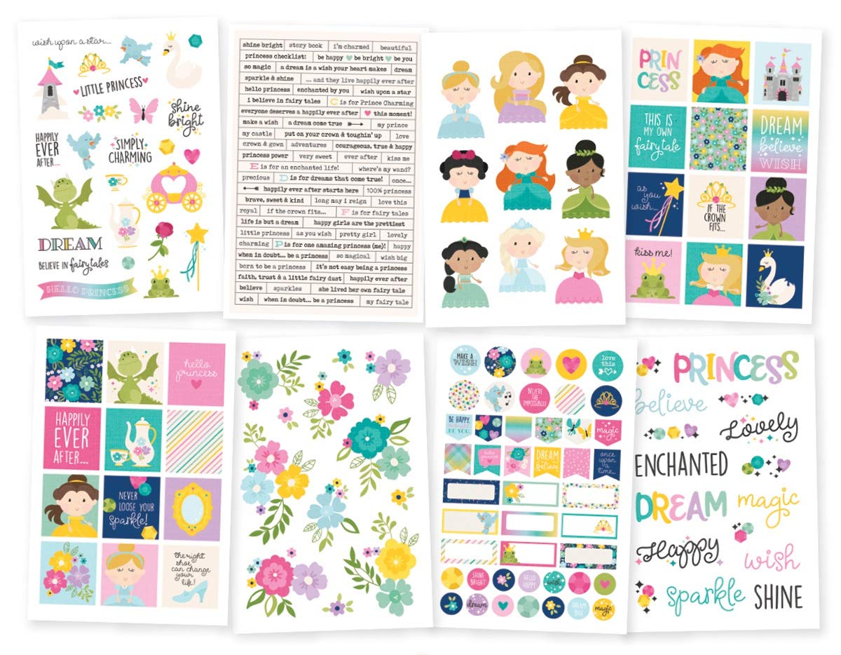 Stickers 4x6 autocollants papier multicolore Simple Stories pour bullet journal et carnet créatif