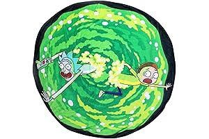 JUST FUNKY Rick and Morty Rounded Portal Blanket