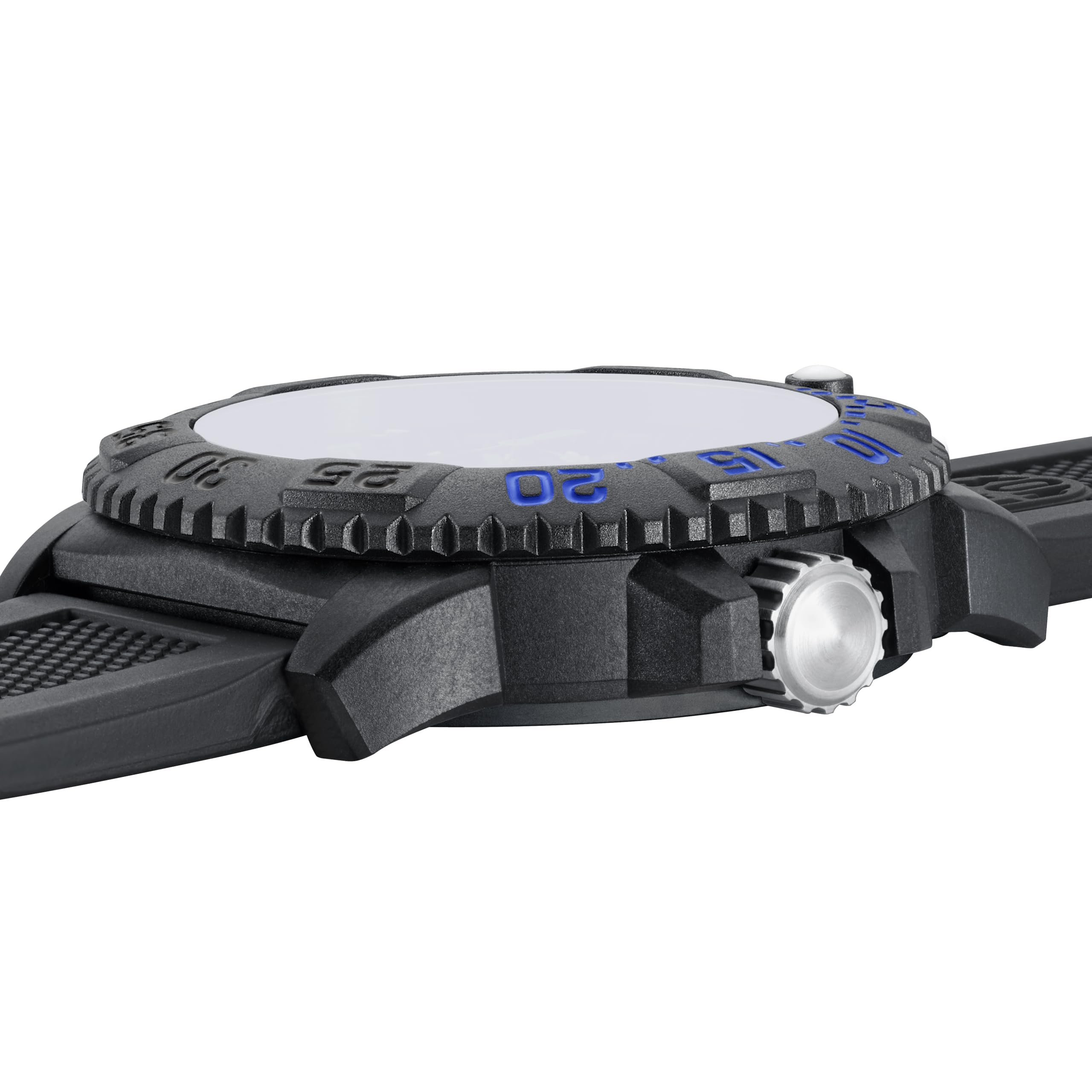 Luminox - Sea Lion 44 mm męski zegarek na rękę | SKU 2059.2 | obudowa i luneta CARBONOX | szwajcarski mechanizm kwarcowy Ronda 515 | trwała jasność 25 lat | wodoszczelność 100 m | czarna silikonowa