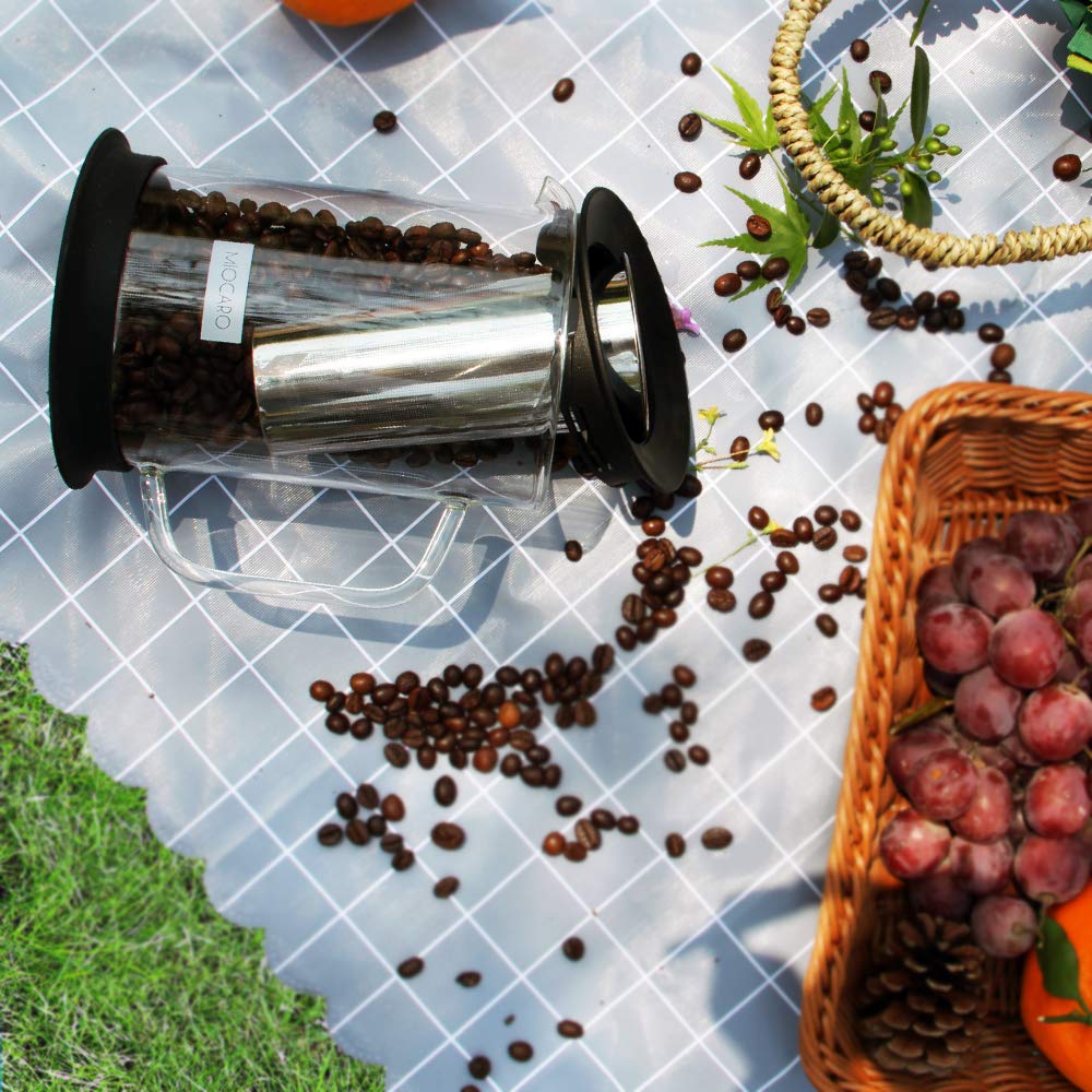 SIXAQAUE Cold Brew Ice Coffee Maker Stainless Steel Strainer Large 52