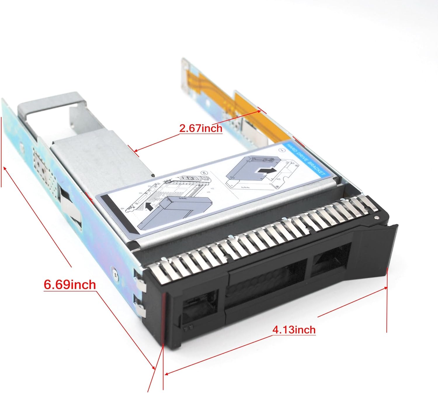 3.5 inch SM17A06251 Hard Drive Tray Caddy with 2.5'' Adapter 9W8C4 with System for ThinkSystem SR650 SR550 SR570 SR590 Server