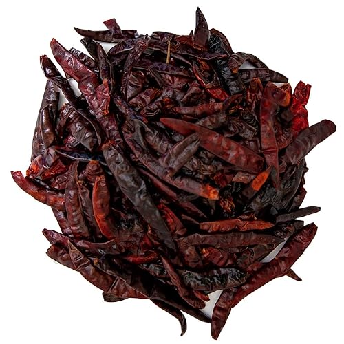 Miniatura 2 de Tostado de Chile de Arbol, chiles enteros, vainas de chile Seco para auténtica comida mexicana, bolsa resellable termosellada