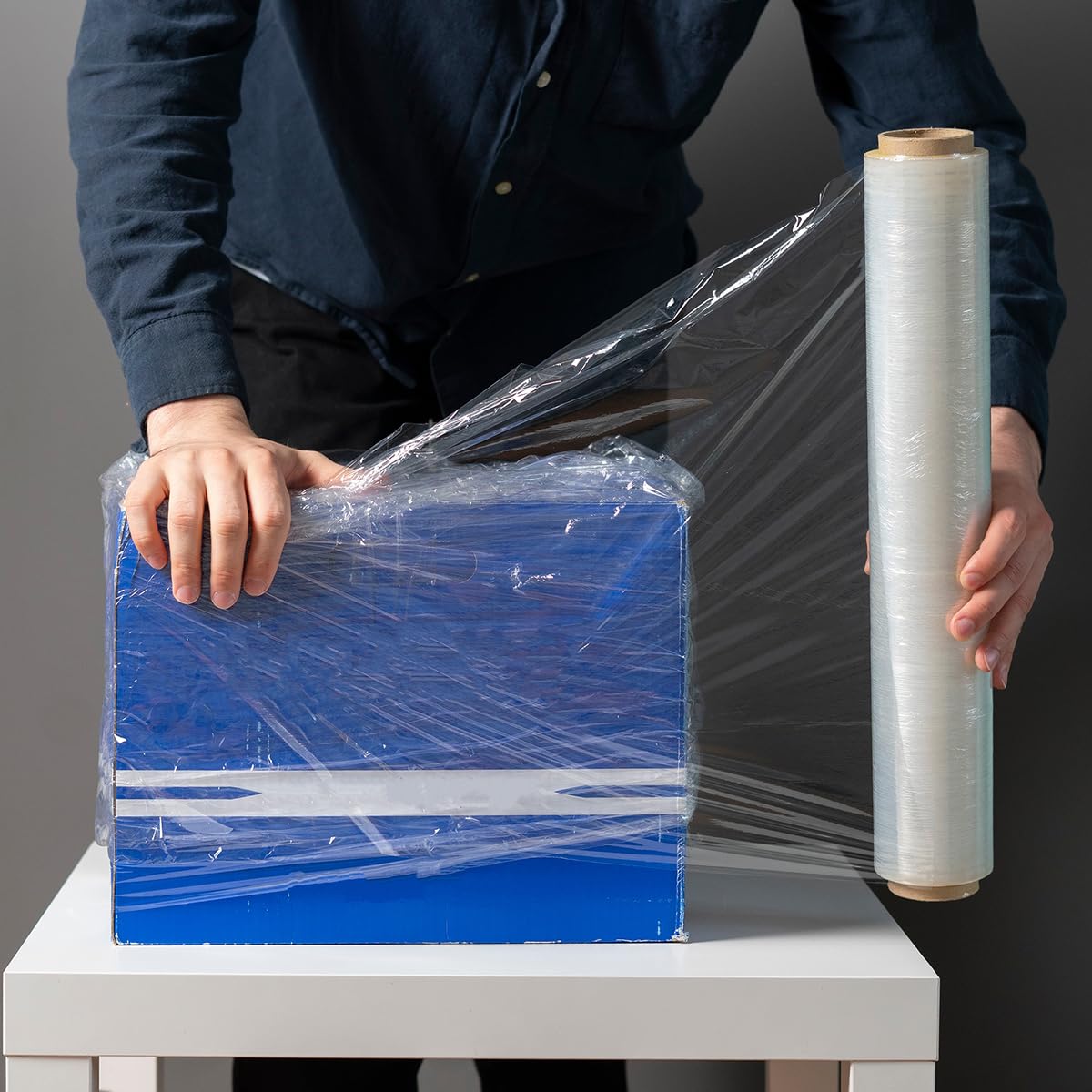 verpacking 40x Film estensibile mini 10 cm x 150 m trasparente 23 my | resistente agli strappi e affidabile
