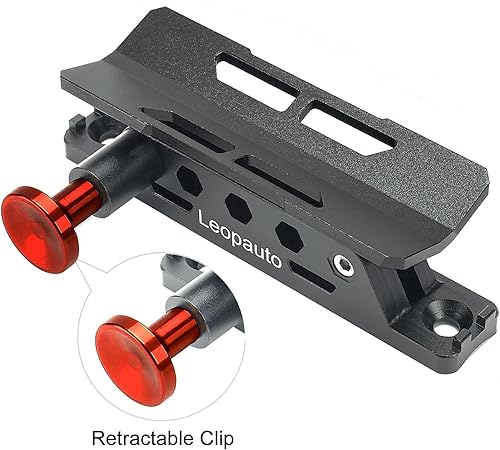 Miniatura 5 de Soporte de montaje para extintor de incendios para vehículos, barra enrollable de liberación rápida ajustable de aluminio para extintor de incendios