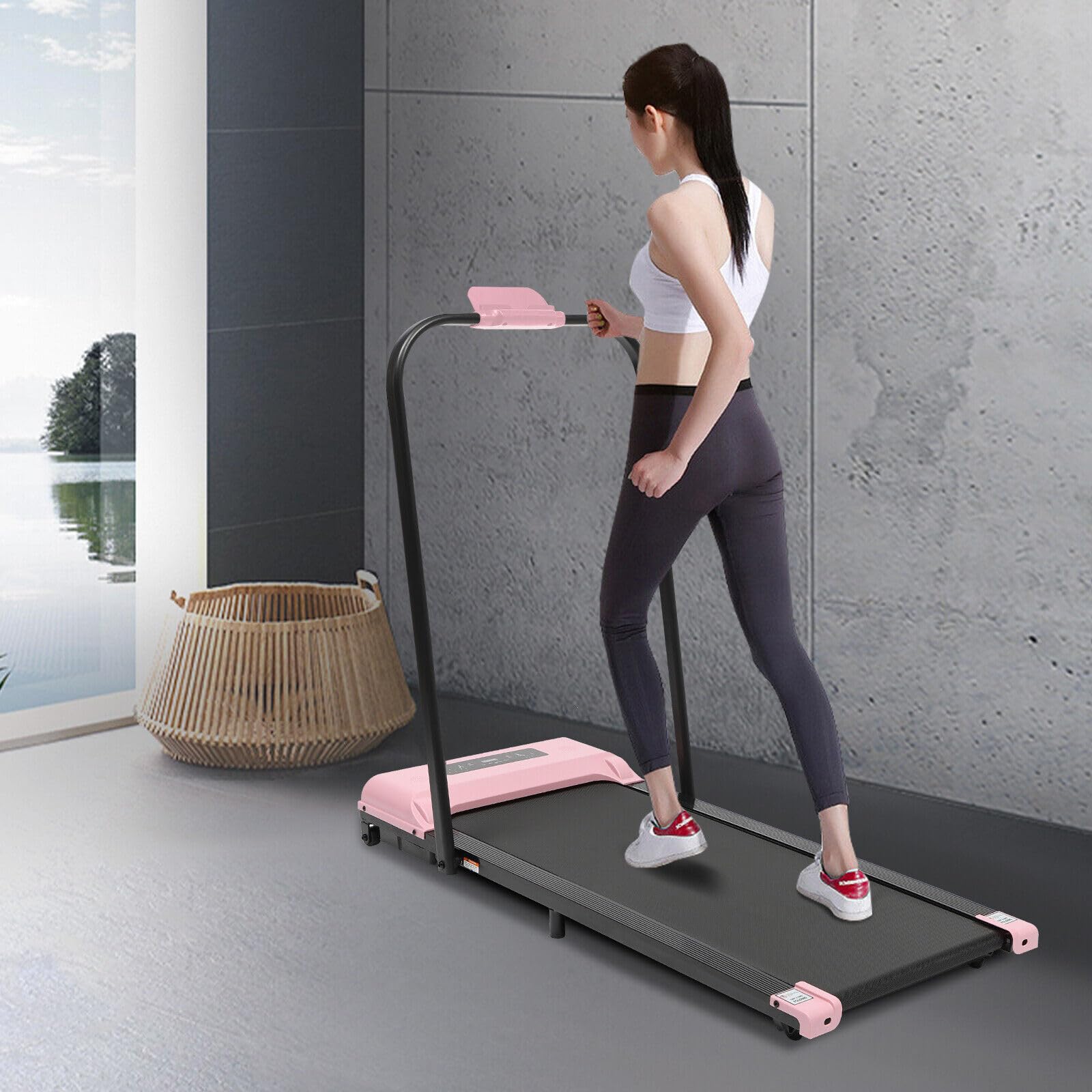 Laufband Für Zuhause 5 In 1 Walking Pad 12km/h Klappbar Laufband Mit 9