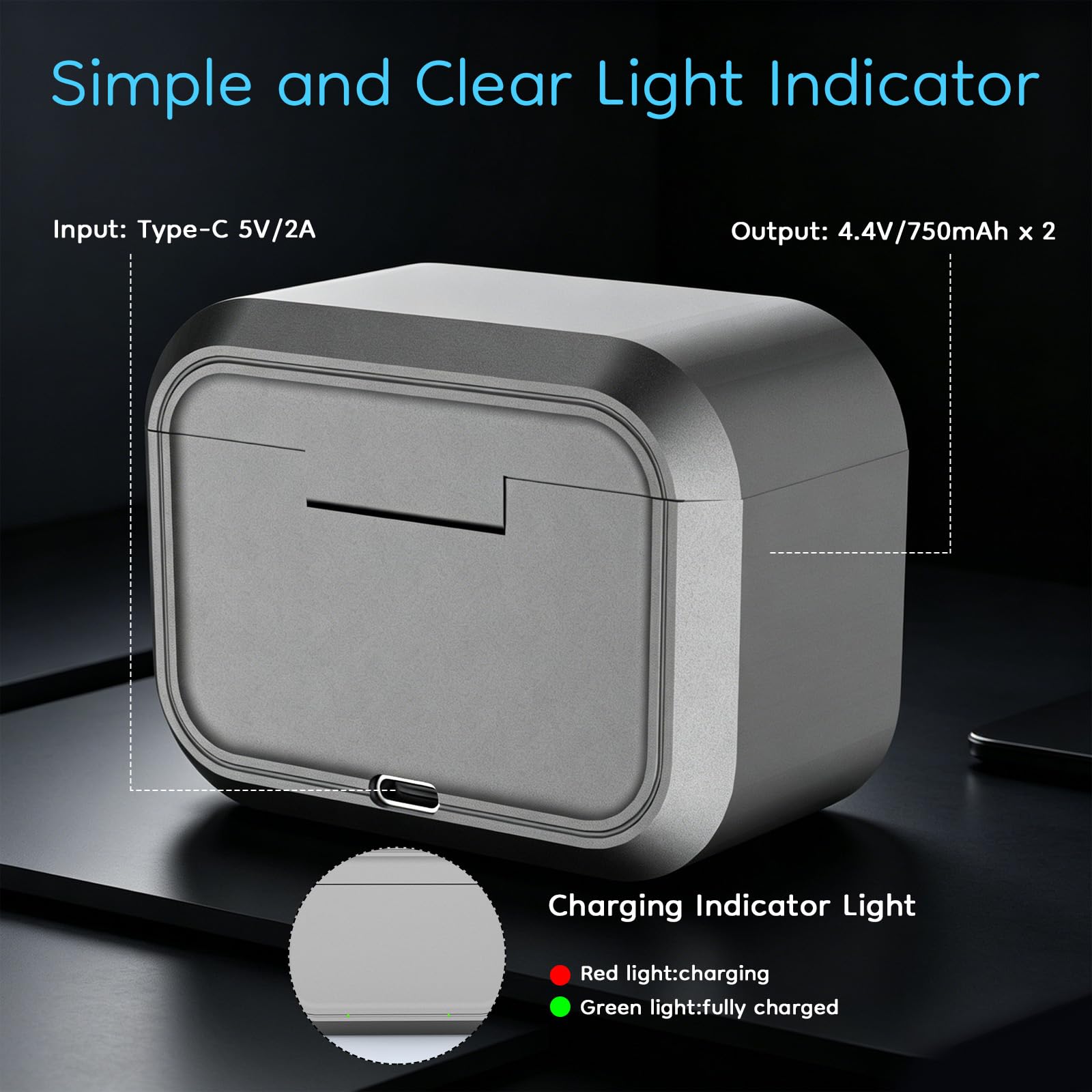 Set di caricabatterie 360 x 4, confezione da 2 batterie di ricambio da 2580 mAh e doppia custodia di ricarica rapida per accessori Insta360 X4 con slot per schede SD Misro (2 batterie+1 caricabatterie
