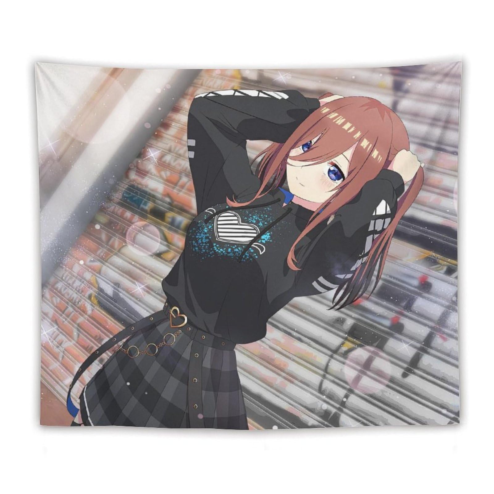 Amazon.co.jp: 五等分の花嫁 中野三玖 タペストリー 壁掛け 多機能