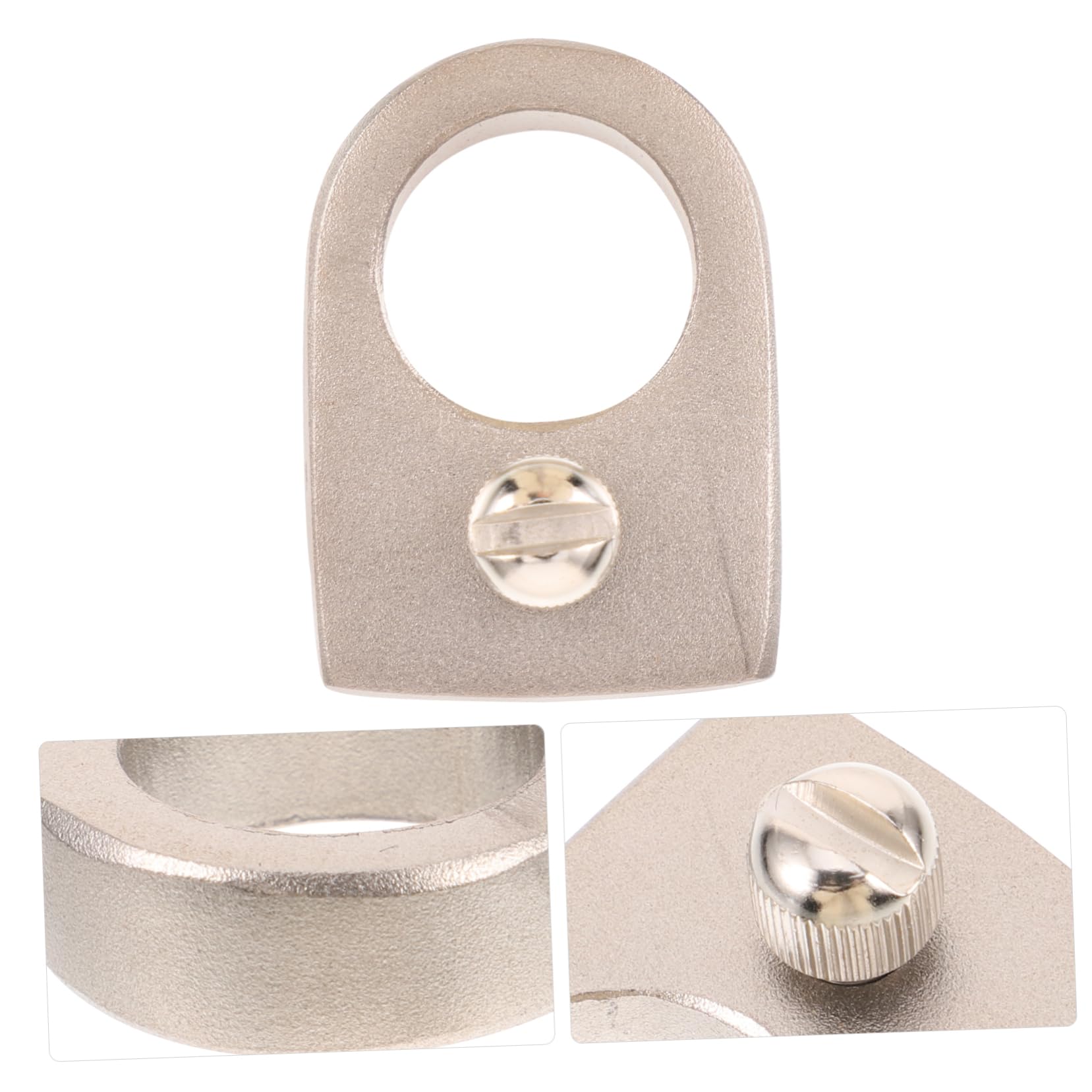 TOBBOMEY Finger Ring Without Rubber Band Stainless Steel Frameless Ring Excellent for