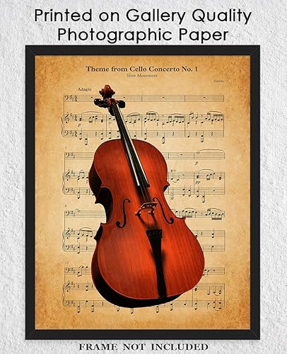 Miniatura 5 de Póster vintage de concierto para violonchelo n. 1 impresiones artísticas estéticas de pared para baño, hogar, cueva de hombre, dormitorio, oficina y