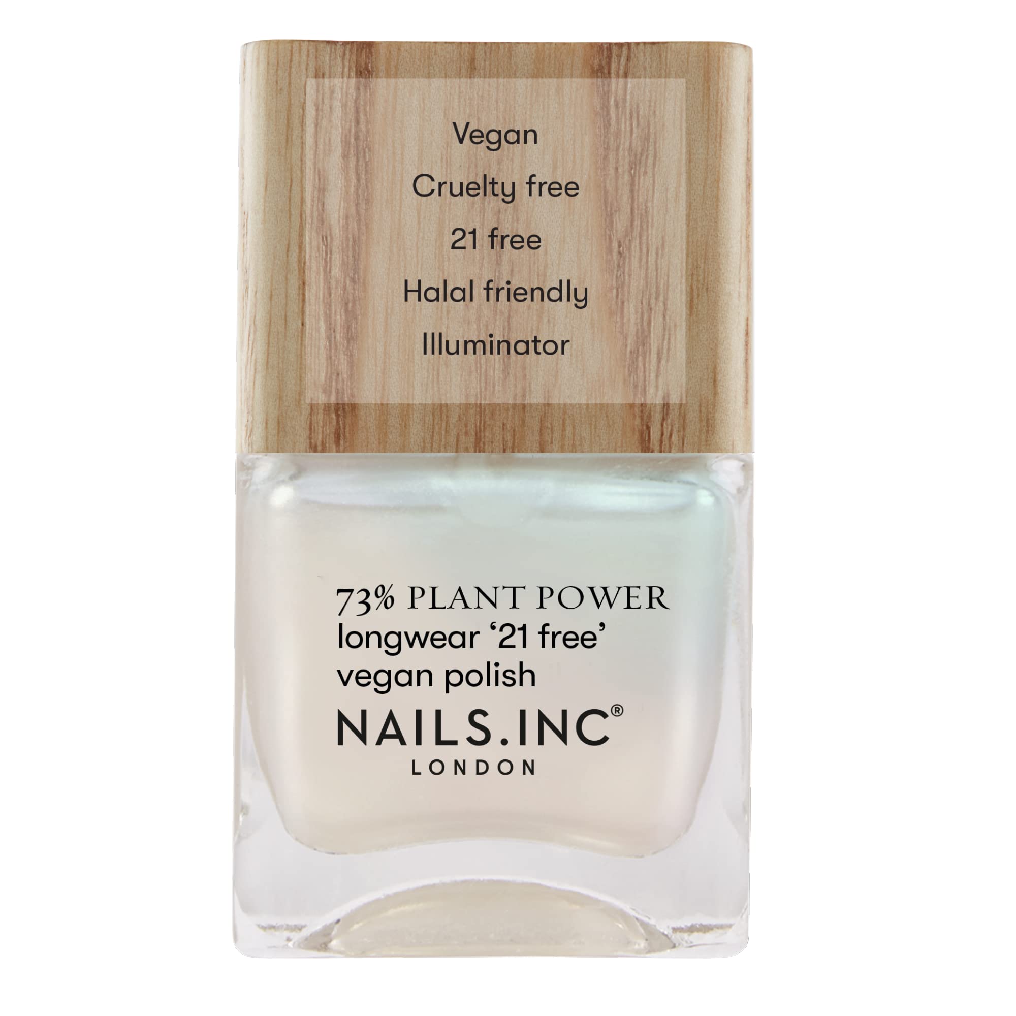 Nails.INC Nagellackentferner-Topf, Get Hard, Better On Top & Glowing Somewhere Plant Power Nagellack