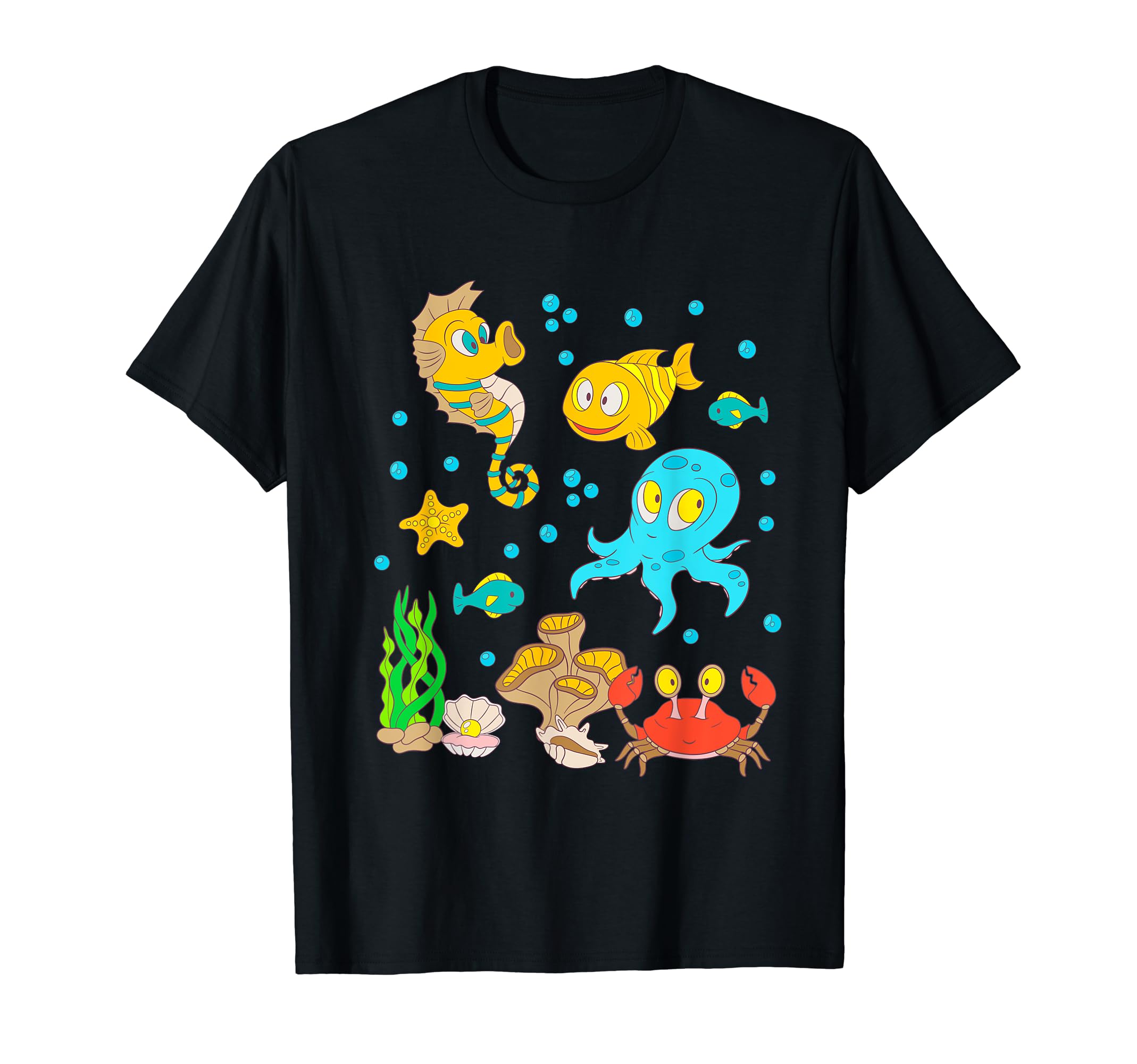 新品　タグ付き　海洋生物プリント Tシャツ 120cm ネイビー NARUMIYA ONLINE｜海の生き物刺しゅう半袖Tシャツ | Rakuten