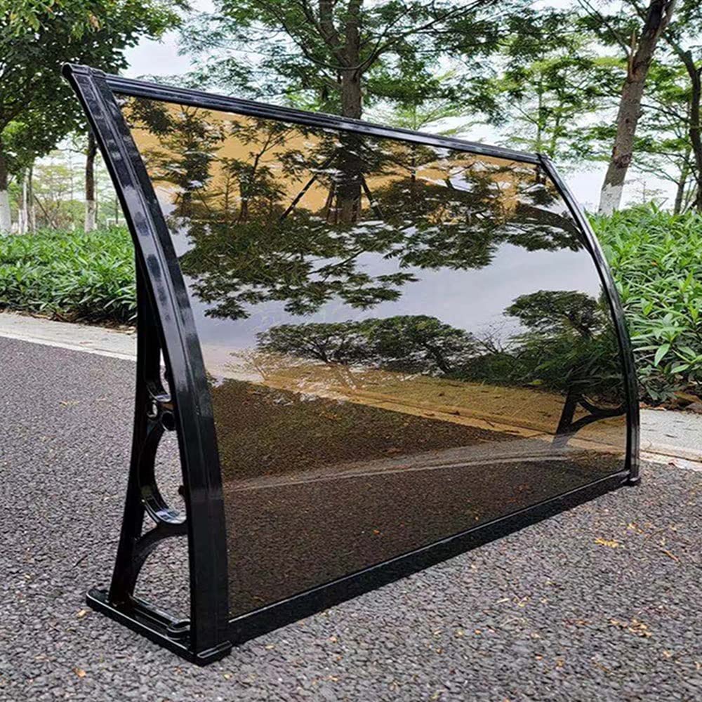 Front Door Canopy Outdoor Canopy, Rain Shade 80x120cm/100x120cm Patio - View #13