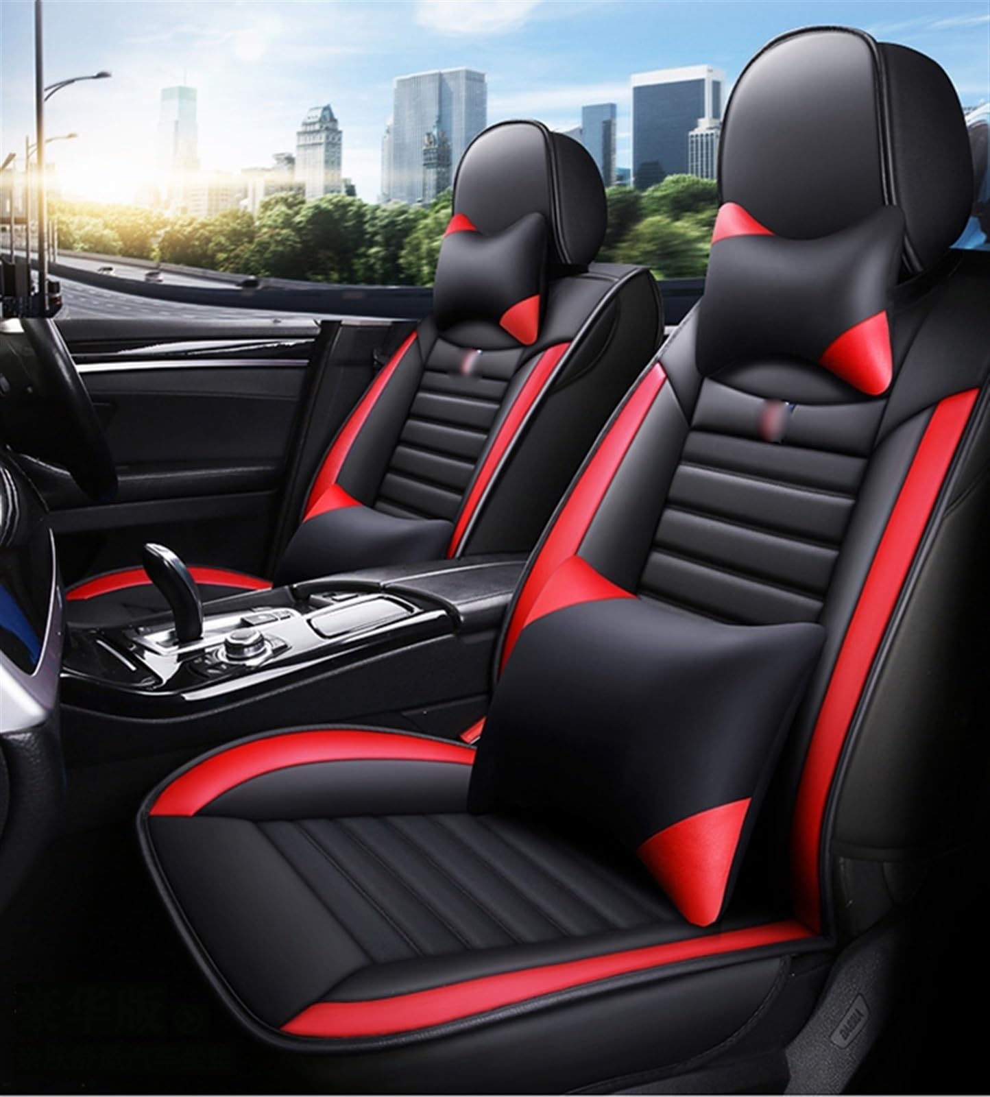 NOHEEU Car Seat Cover Accessories For NISSAN Qashqai Juke X-Trail Armada Altima Cube Dualis Tiida Bluebird Rogue Cushion Accessories