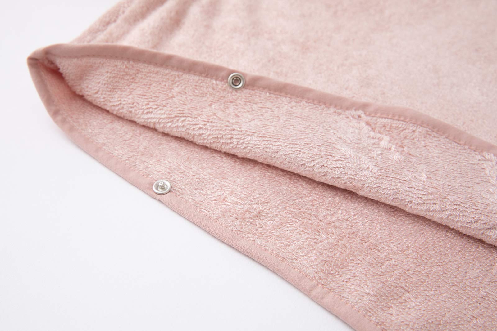 Bamboom Bamboom Accappatoio Poncho con Chiusure a Bottoncino, Soffice Fibra di Bambù Organico, 2 – 4 Anni, Poncho da Bagno in Spugna, Pink, 1981006 - 500 g