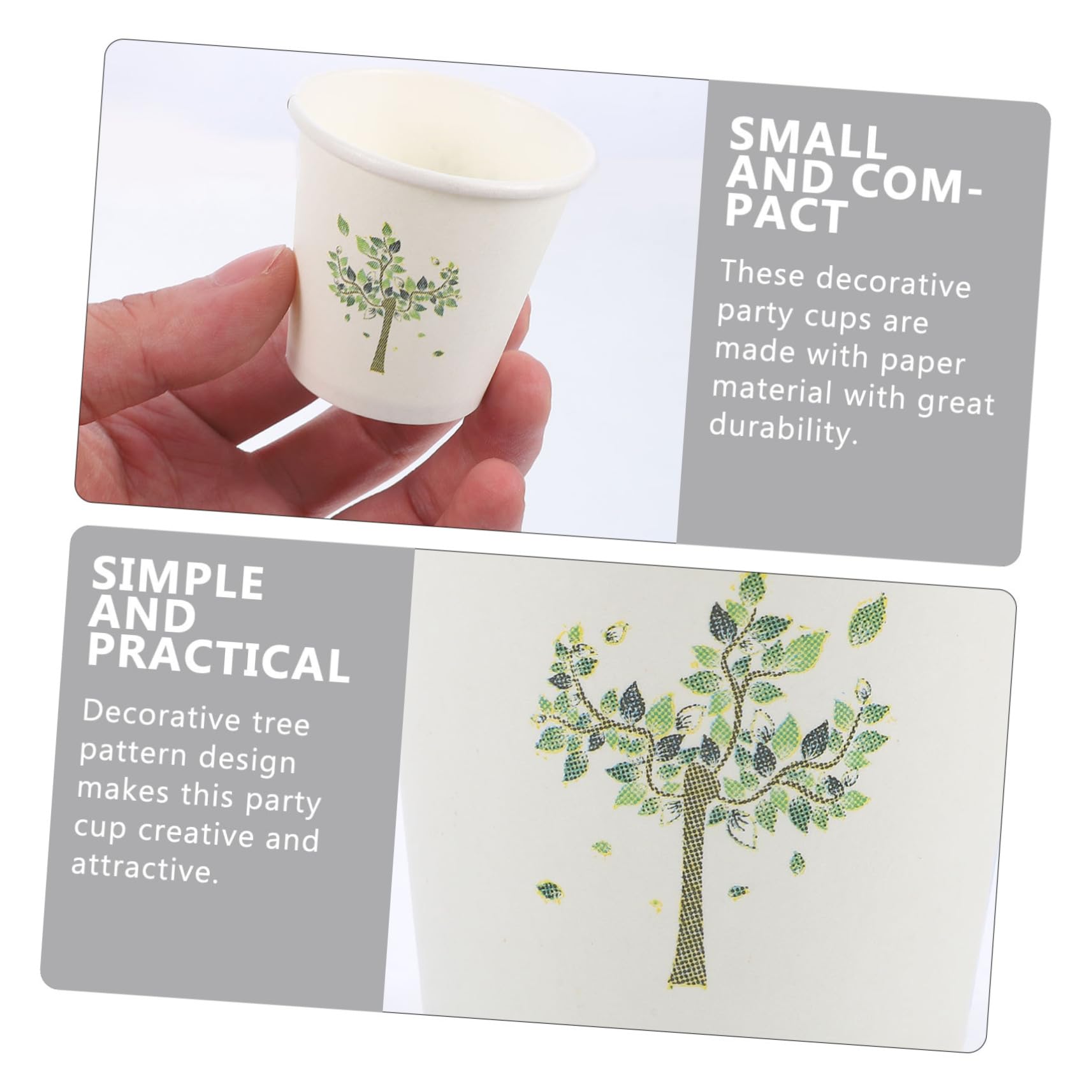 Ipetboom Gobelets de Dégustation Jetables 3 Oz 60ml en Papier 500 Pièces