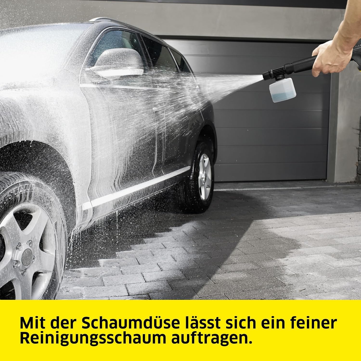 Kärcher Hochdruckreiniger K 4 FJ Home, 130 bar, 420 l/h, 30 m²/h, Wasserfilter, HD-Pistole, Dreckfräser, VPS, Schaumdüse
