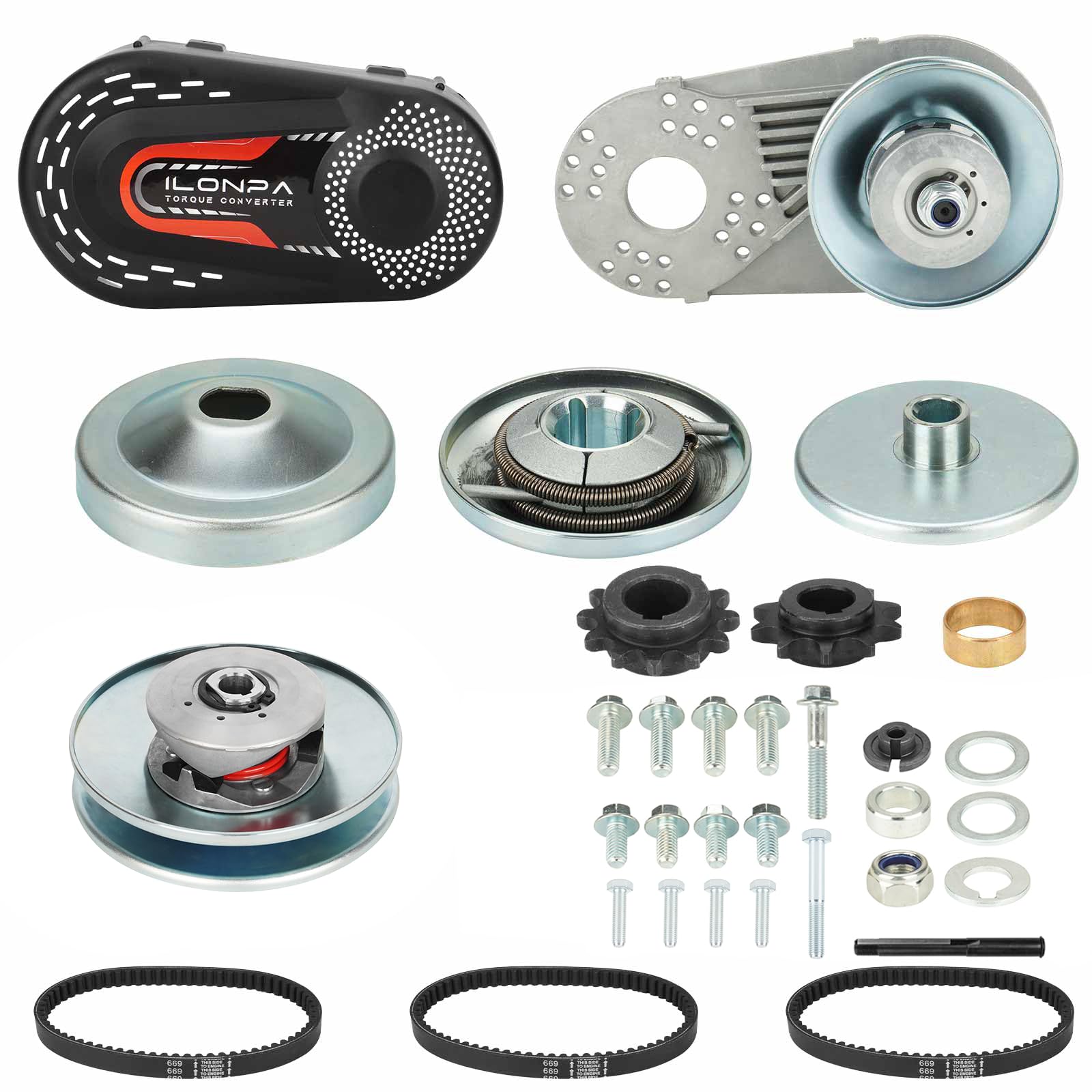Amazon.com: 30 Series Torque Converter 2HP-7HP Go Kart Clutch Set
