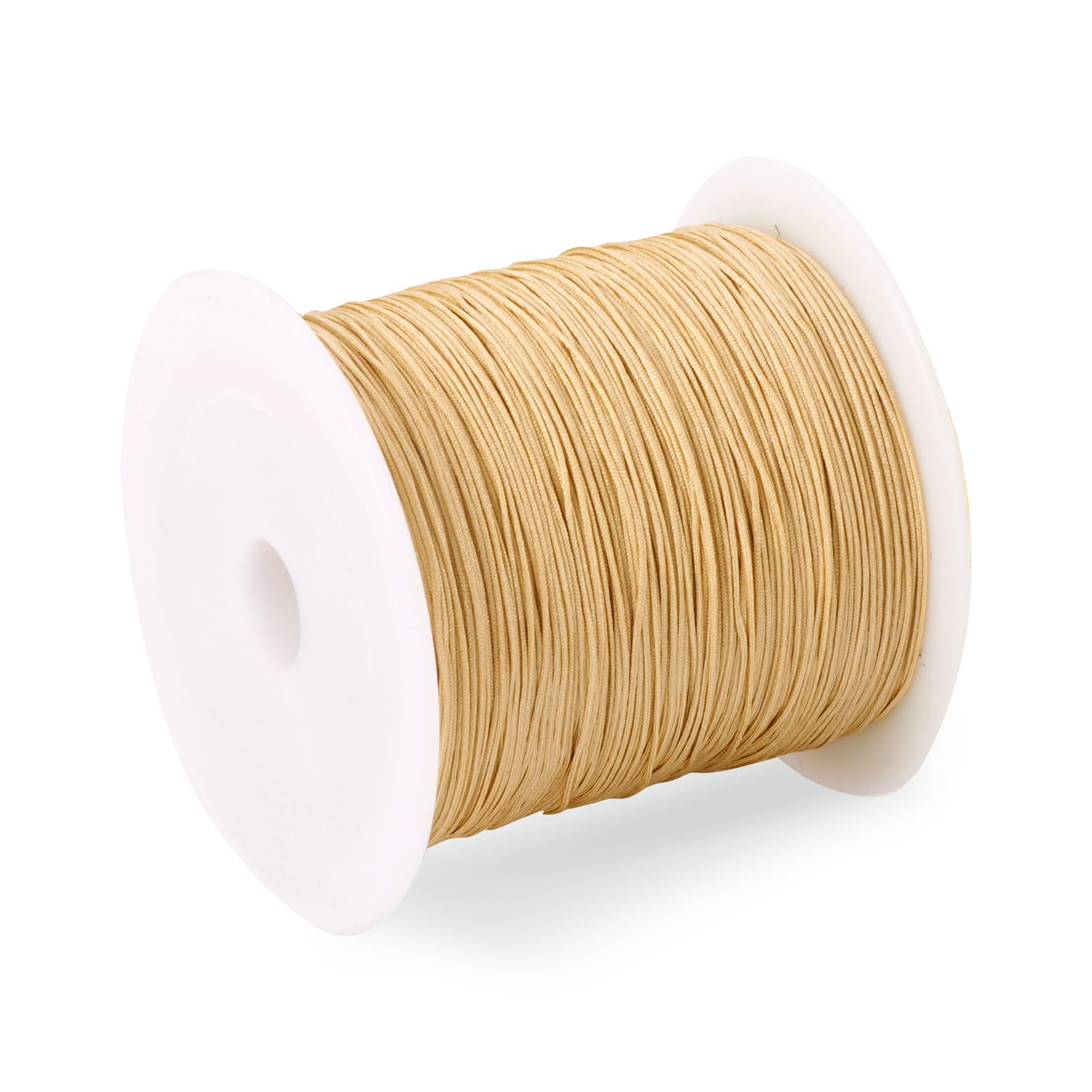 Cheriswelry 150 Yards 0.5mm Nylon Beading String for Jewelry Making, DarkKhaki — image 1