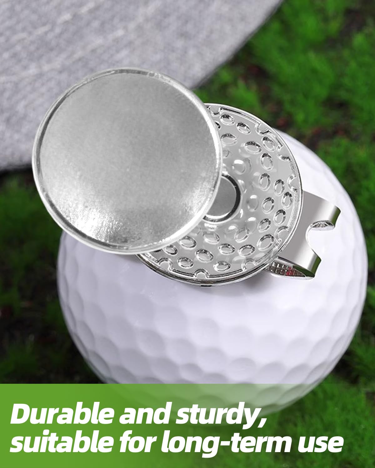 Clip Magnético para Sombrero de Golf, Marcador de Pelota de Golf, 2 Piezas