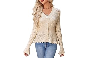 Elegant Indulgence: Womens 2024 Cropped Cardigan for Elevated Style