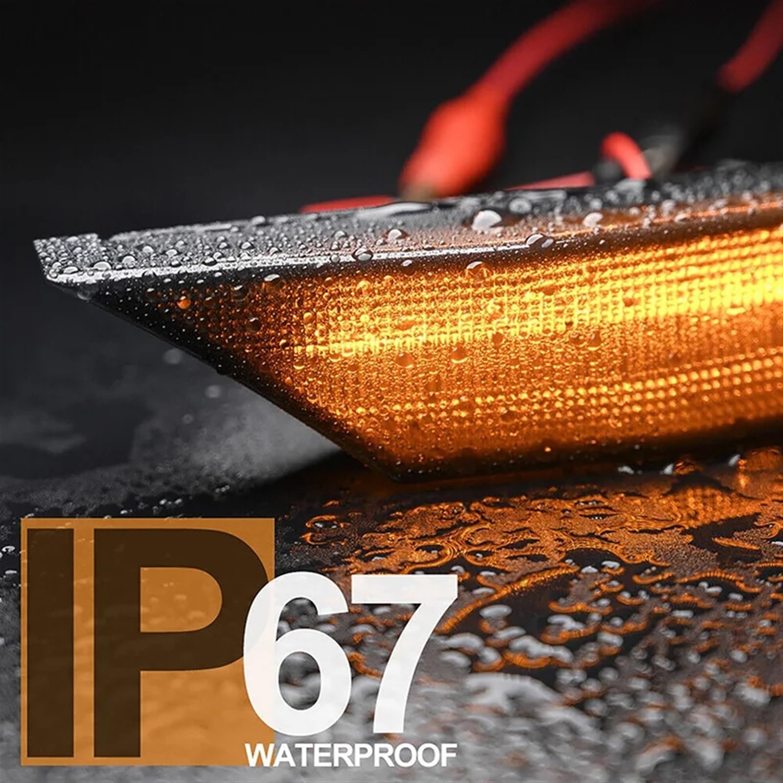Retrovisor luces indicadora Para Infiniti G35 Sedan Base 2003-2006 luz LED de posición lateral coche 12V 5W parachoques delantero luz de señal de giro secuencial LED Lateral Dinamicos
