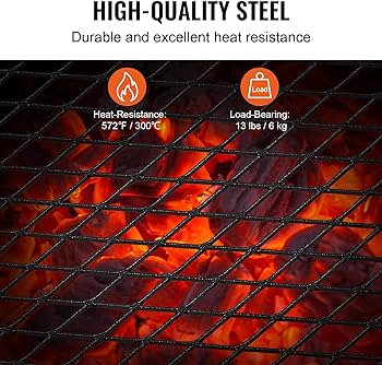 BBQ Gills Houtskoolgrill Opvouwbare grill 458 x 305 x 205 mm, Tafelgrill Draagbare reisgrill Draagvermogen 6 kg, Opvouwbare picknickgrill voor buiten, Campinggrill Zwart 300 ℃, voor terras, camping, feest | NL