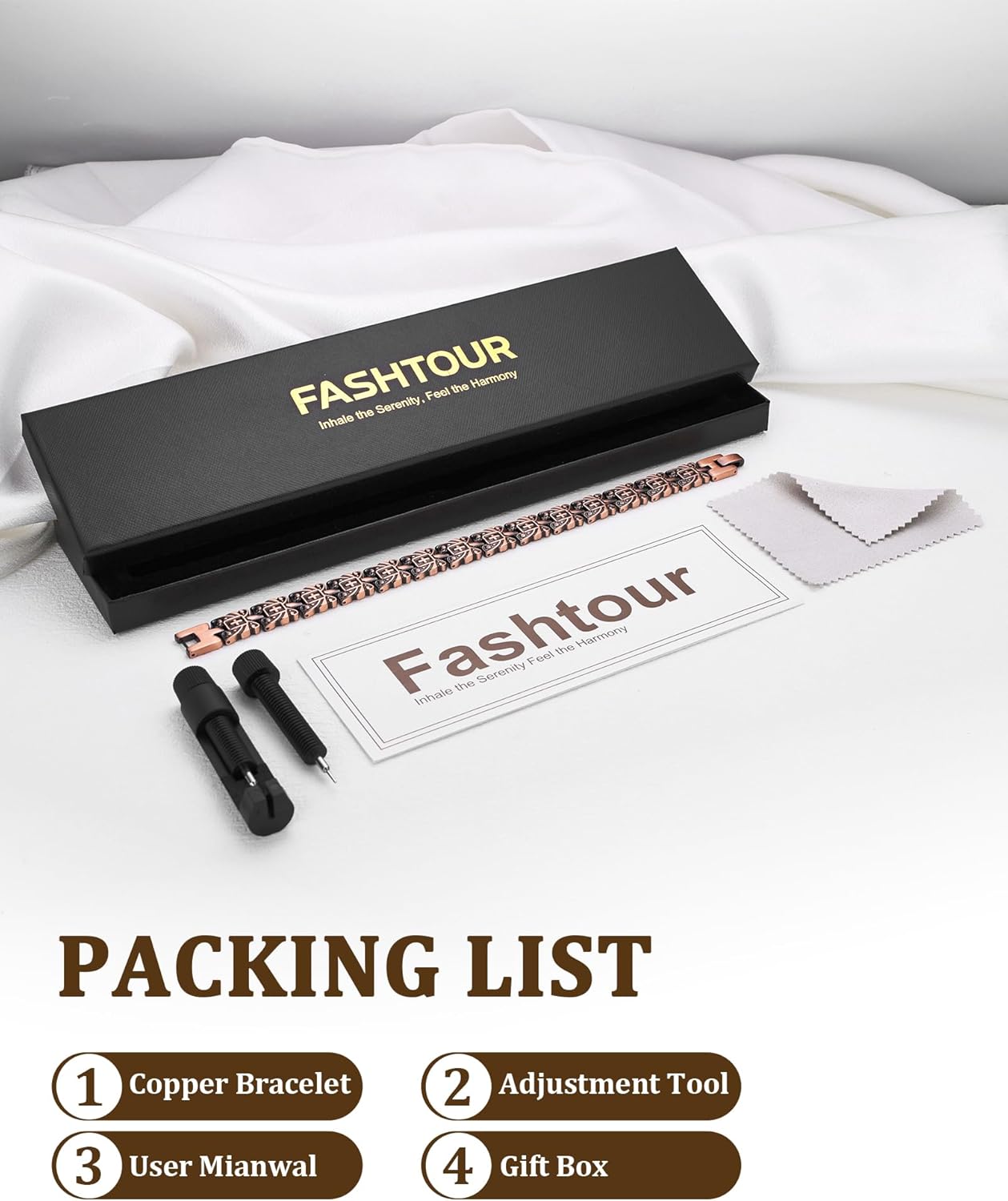 Copper Cross Magnetic Bracelet for Women, 99.99% Pure Copper Bracelet, Cross Design, Adjustable - Image 6