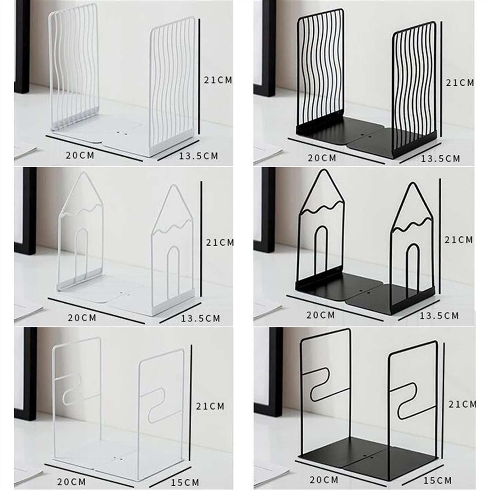 Dekorative Buchstützen BUREN BUCHENSCHAFT PORTABLE BUCHZEUGSAUFZAHNZEUGBEHERN SCHLÜSSE TERKTOBER Bücherregal Aufbewahrungsregal Home Decoration Vertikale Halterung Schreibtisch Bücherstützen 1 Paar Bu