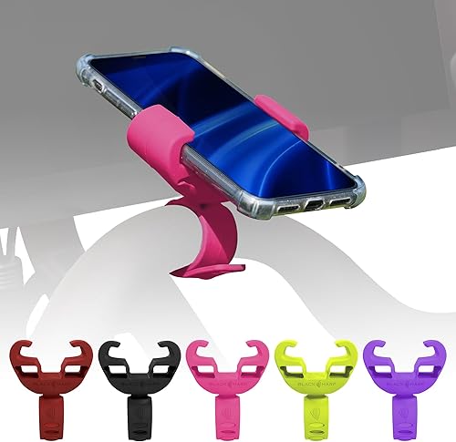 Soporte de silicona para teléfono para bicicleta de ejercicios y pelotón, soporte de teléfono celular para accesorios de bicicleta estática