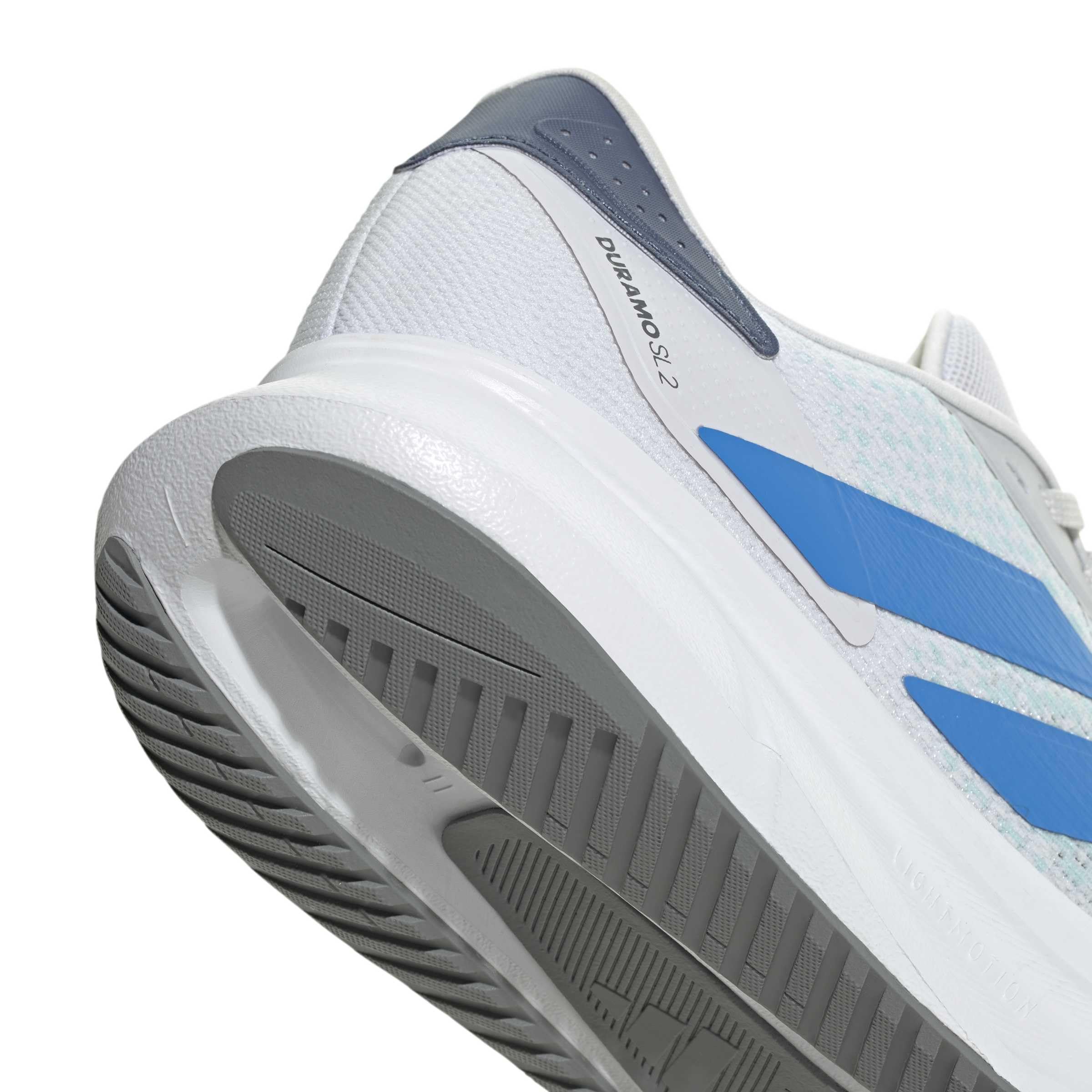 adidas Uomo Duramo SL 2 Running Shoes, Dash Grey/Lucid Ray Blue/Tech Ink, 42 2/3 EU