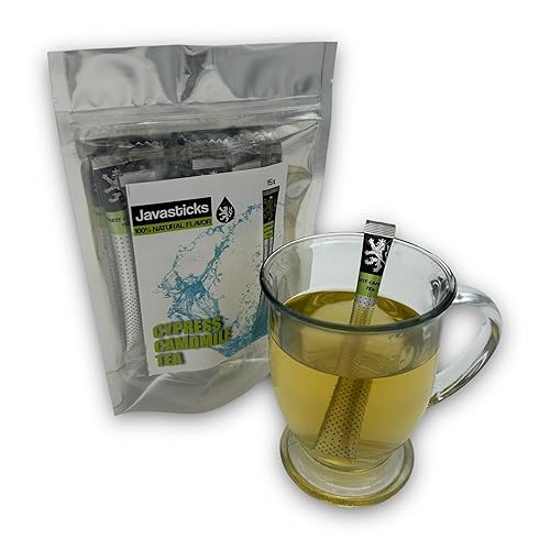 Té de manzanilla de ciprés Té de manzanilla 100% cruda Té de hierbas de manzanilla real Palitos de té Sin sabores artificiales, fácil de usar,