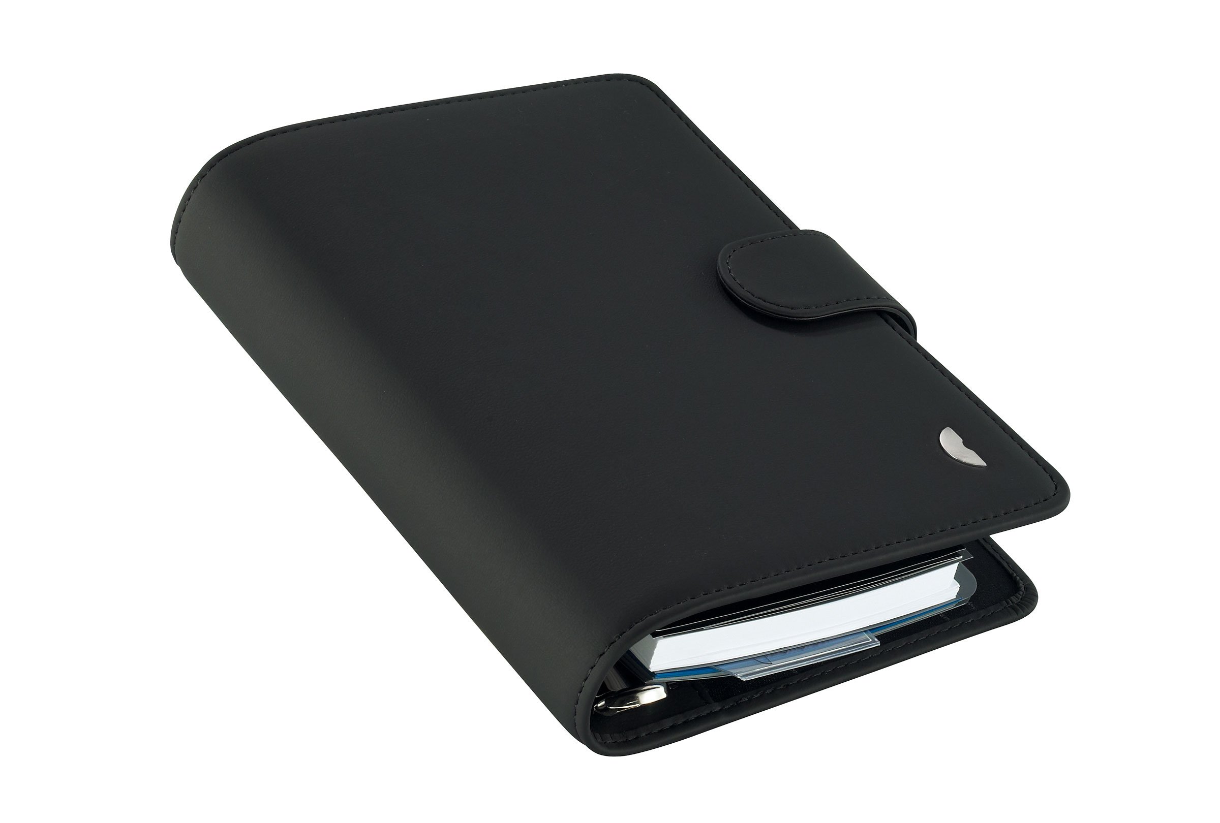 Avery Zweckform 50108 - Porta agenda con raccoglitore ad anelli, 150 x 190 mm, formato standard Midi, chiusura con linguetta