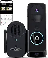 Vídeo Porteiro Interfone Inteligente Wifi Câmera Dupla Visão Noturna 180° HD Alexa Tuya Smartlife Panda Plus Áudio Bidirecional