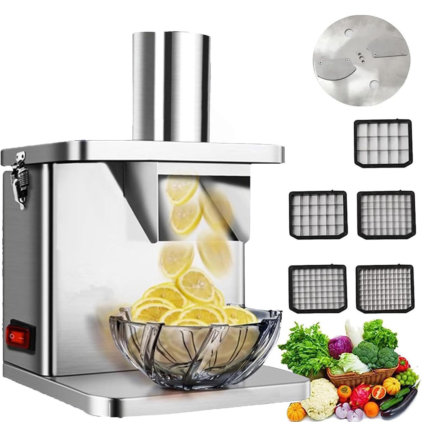 Broyeur électrique de pommes de terre pour frites maison de 6 à 15mm faciles à réussir
