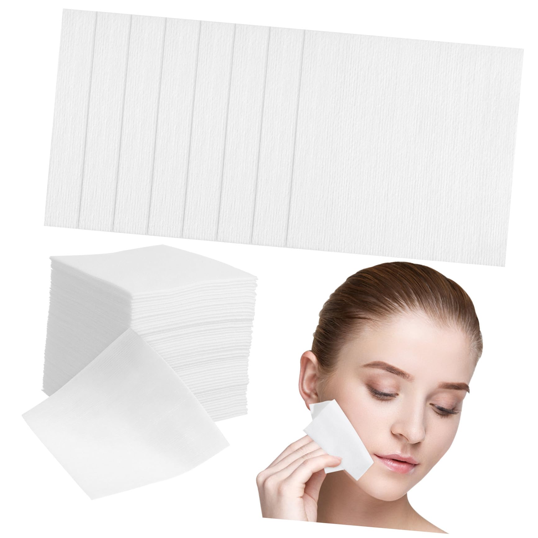 Einweg Stoff Make Up Entferner Pads 400 Stück für Damen