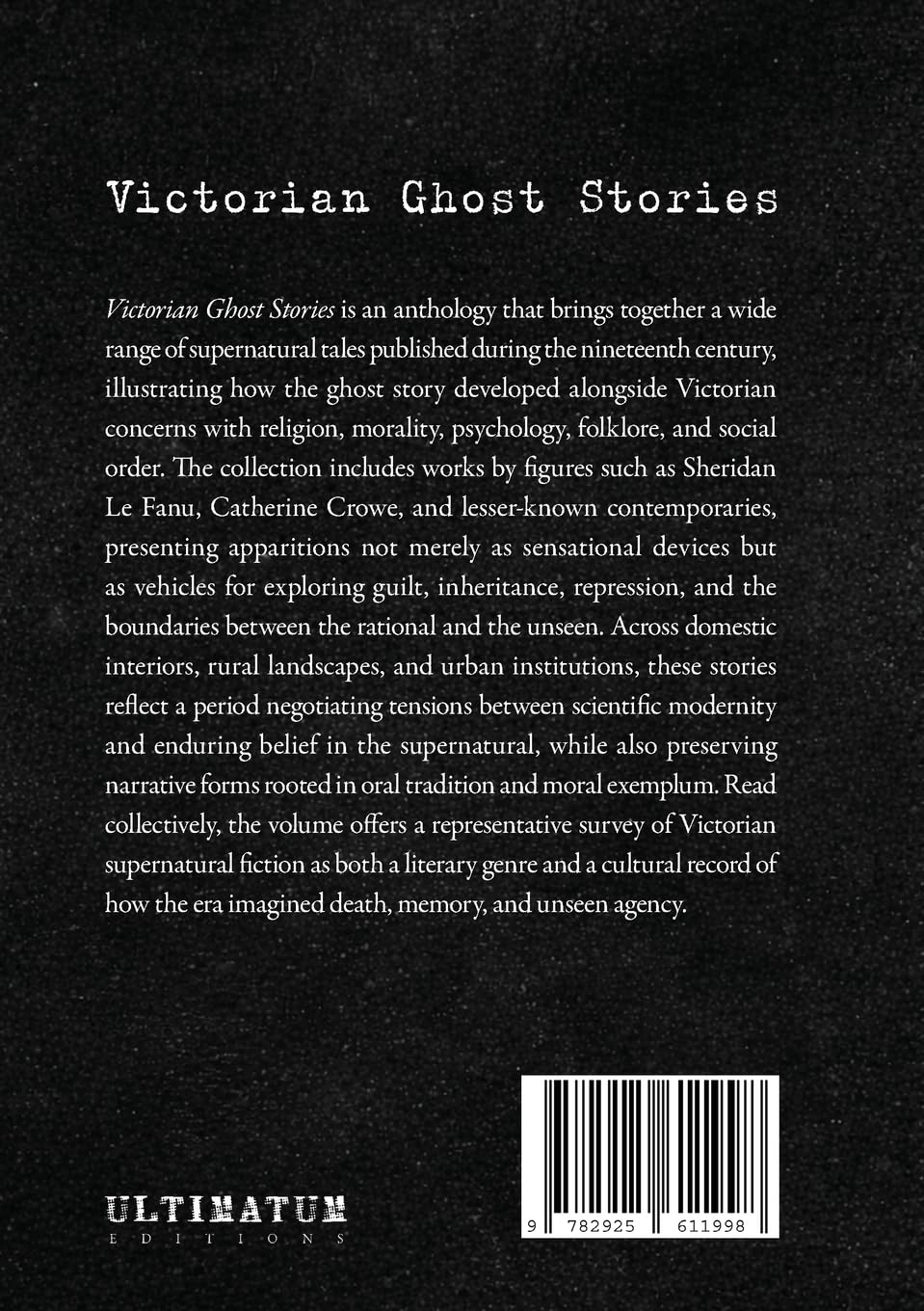Victorian Ghost Stories