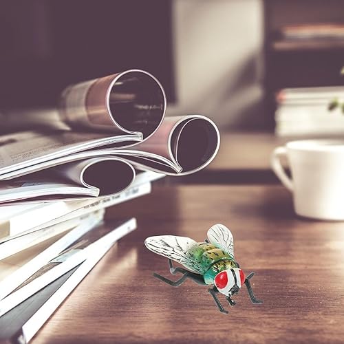 Miniatura 6 de Figuras de plástico mosca figura realista gran mosca falsa novedad modelo plástico cognitivo juguete complicado mini