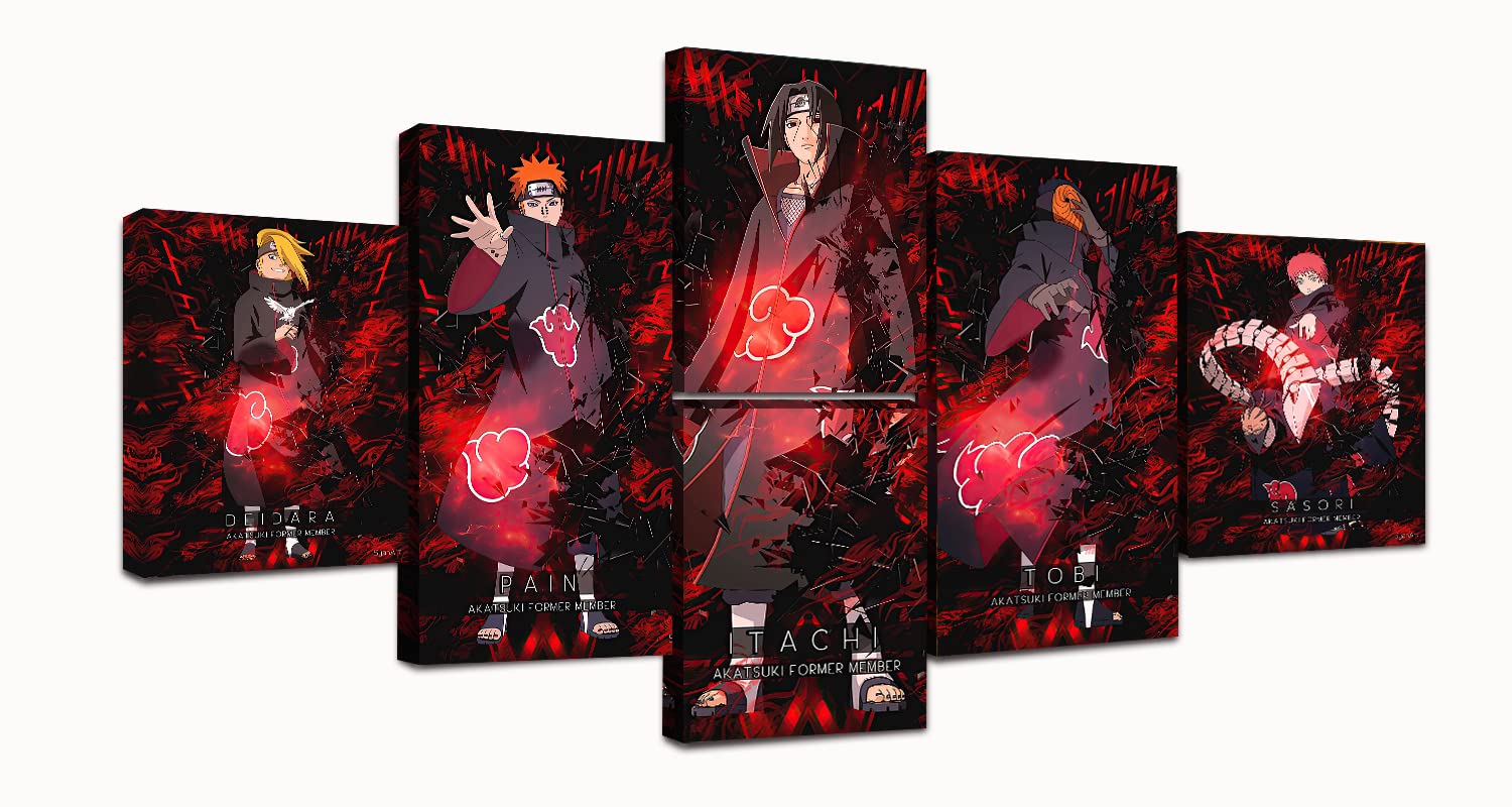 JLXXWNS Anime Poster Pack Akatsuki Organization Posters Bedroom Room ...