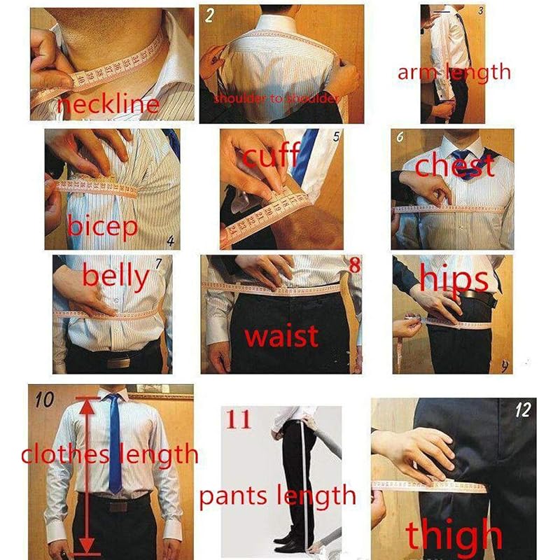 GATMSTZ Men Mandarin Collar Single Breasted Groom Blazer ...