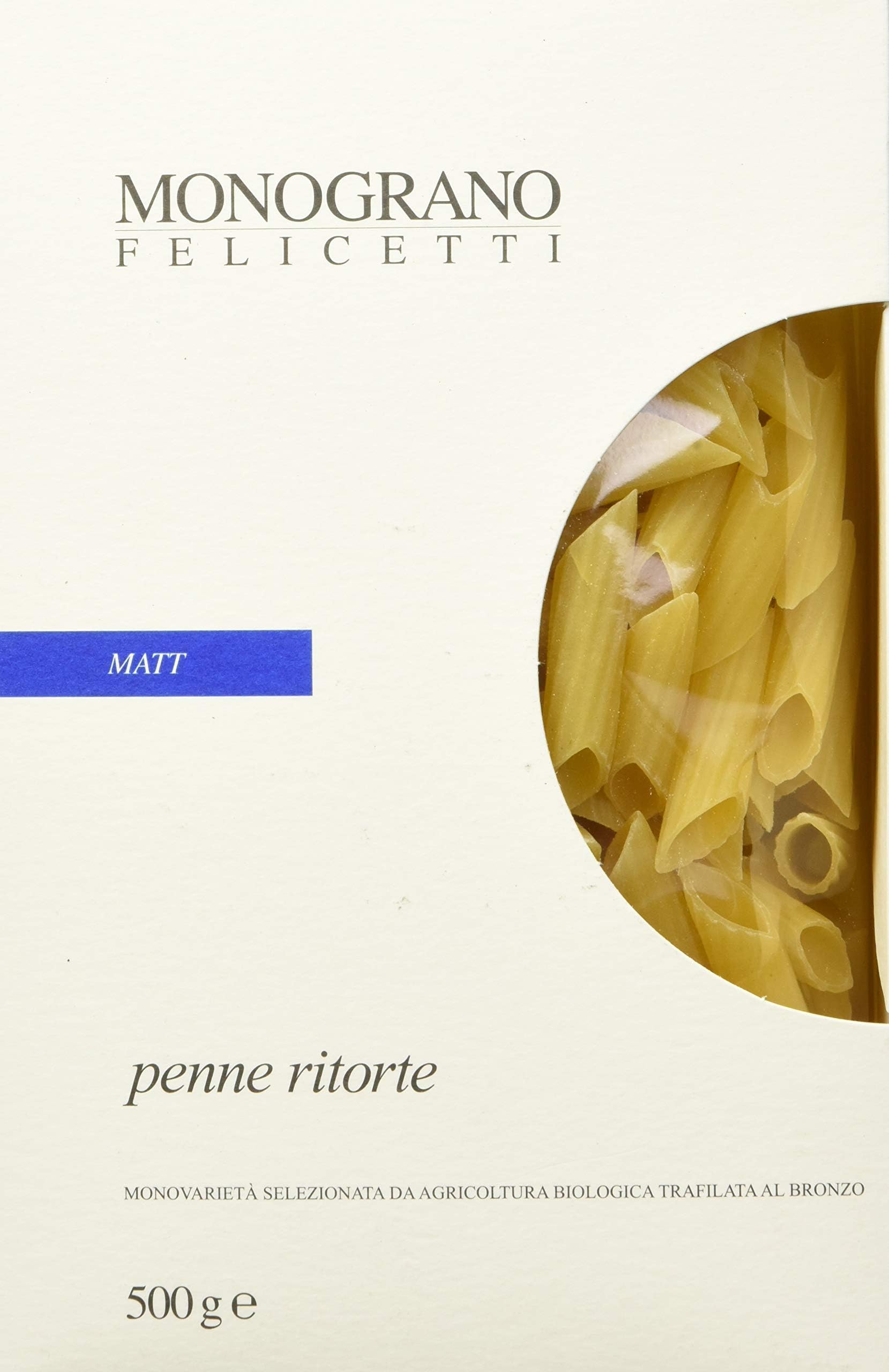 Felicetti Organic Penne Matt Monograno Line 500g