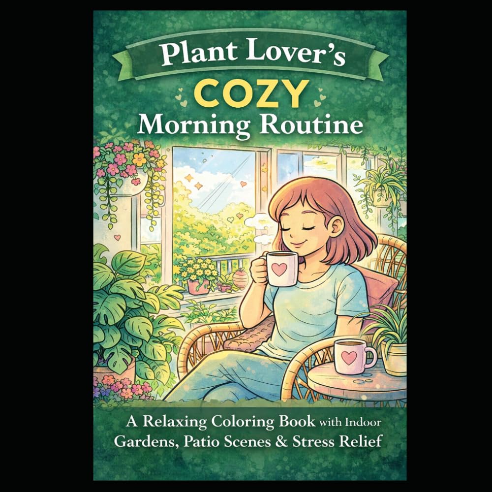 Plant Lover’s Mindful Morning Routine: Relaxing Indoor Garden Scenes for Plant Lovers, Stress Relief & Mindful Living